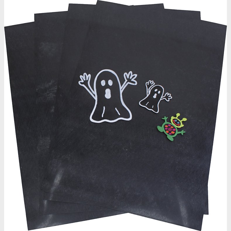 Krympeplader - A4 - Sort - 10 Ark