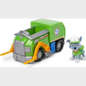 Paw Patrol - Basic Kretj Med Rocky Figur - Recycle Truck