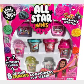 Compound Kings - All Star Minis Slim Med Duft Legetj - 8-pak