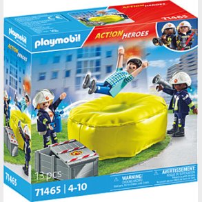 Playmobil Action Heroes - Brandmand Med Luftpude - 71465