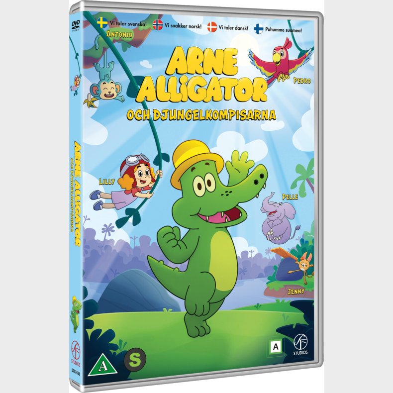 Arne Alligator Og Junglevennerne - DVD - Film