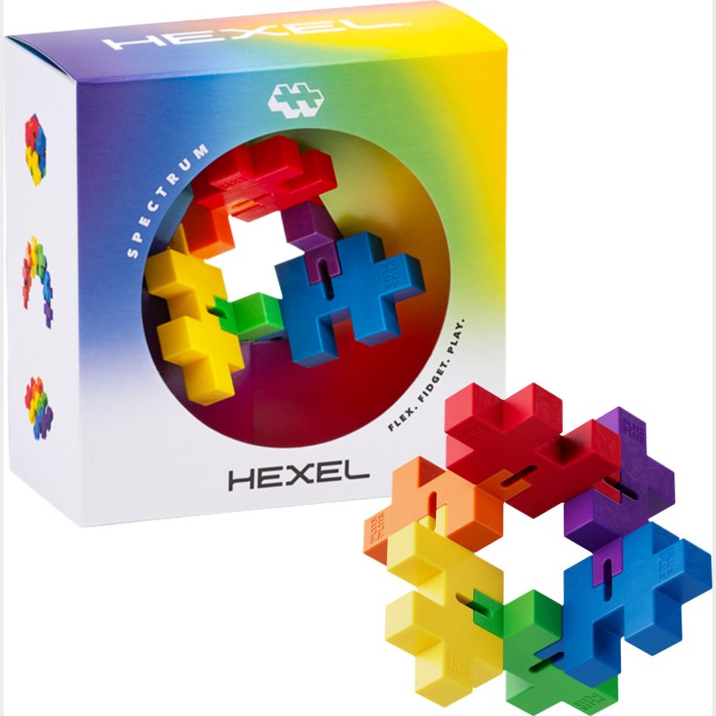 Plus-plus - Hexel - Spectrum - Fidget Legetj