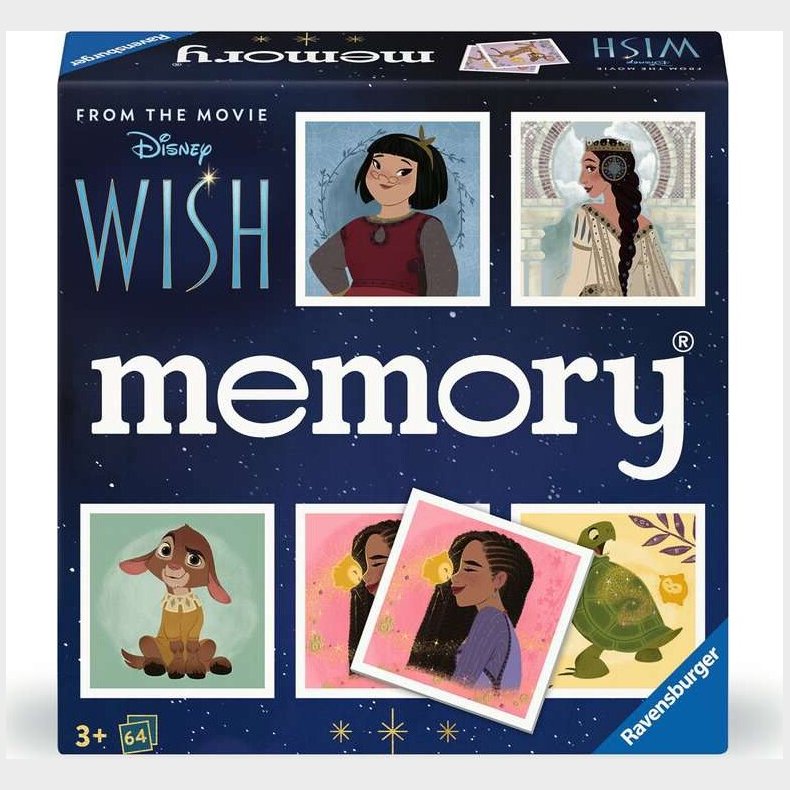 Disney Memory Spil - Disney Wish - Ravensburger