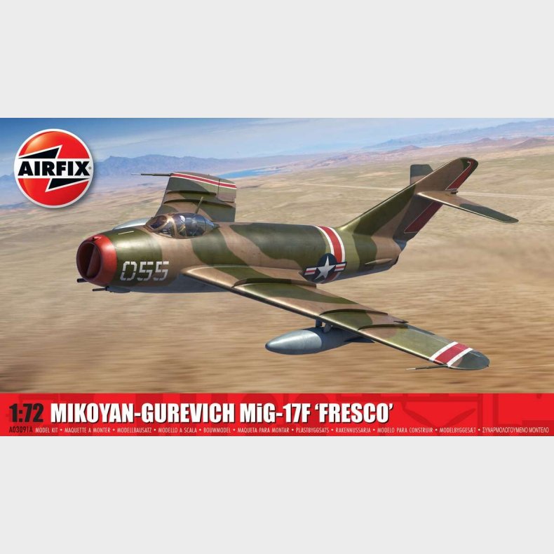 Airfix - Mikoyan-gurevich Mig-17f Fresco Fly - 1:72 - A03091a