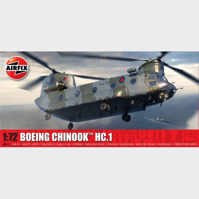 Airfix - Boeing Chinook Hc.1 Model Byggest - 1:72 - A06023