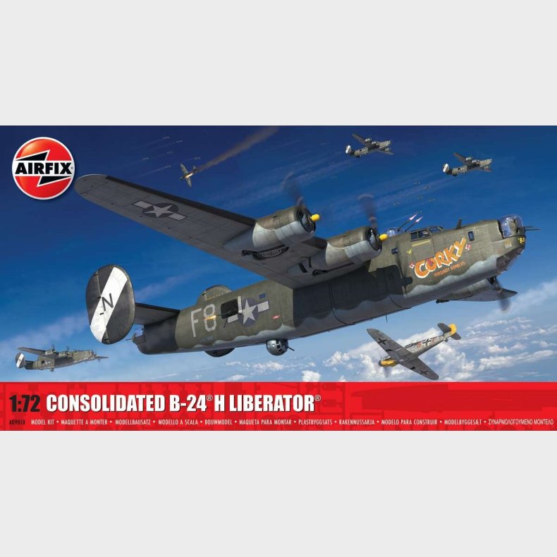 Airfix - Consolidated B-24h Liberator Fly Byggest - 1:72 - A09010