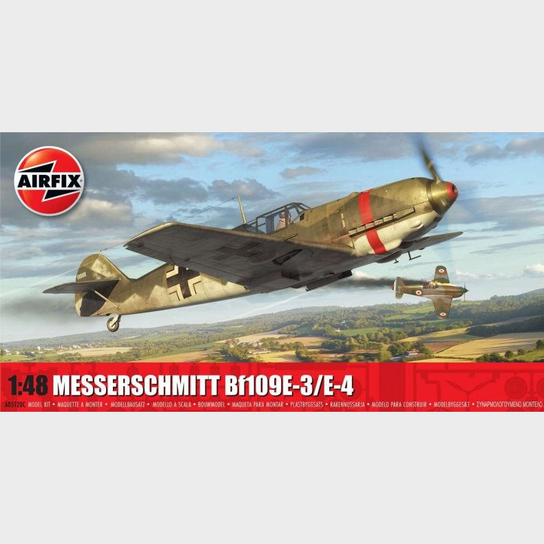 Airfix - Messerschmitt Bf109e-3/e-4 Fly Byggest - 1:48 - A05120c