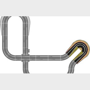 Scalextric Skinner - Hairpin Curve Track Accessory Pack - C8195