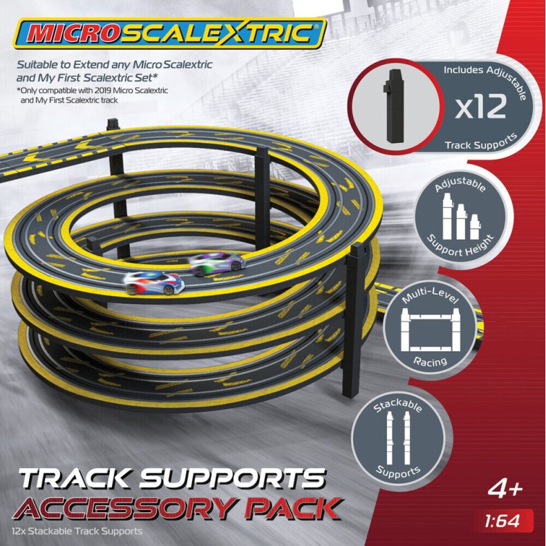 Micro Scalextric - Track Supports - Extension Pack - 1:64 - G8050