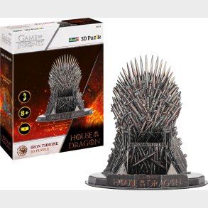 Revell 3d Puzzle - House Of The Dragon - Iron Throne - 39 Brikker