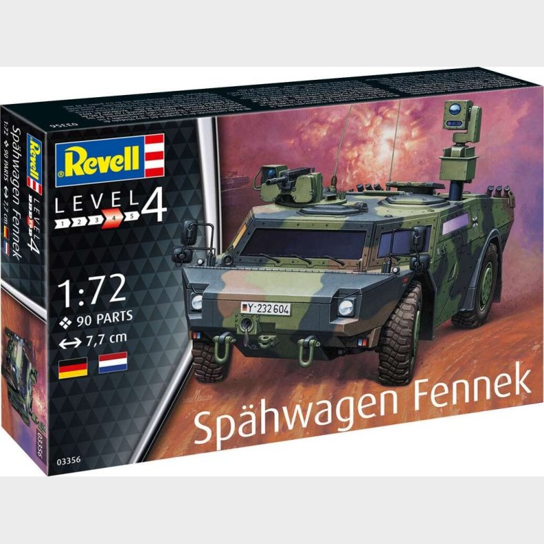 Revell - Sp&auml;hwagen Fennek Byggest - 1:72 - Level 4 - 03356
