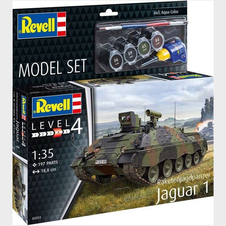 Revell - Jaguar 1 Raketenjagdpanzer Byggest - 1:35 - 63353