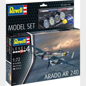 Revell - Arado Ar-240 Fly Byggest - 1:72 - Level 4 - 63798