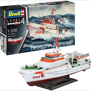 Revell - Hermann Marwede Modelskib - 1:200 - Level 4 - 65812