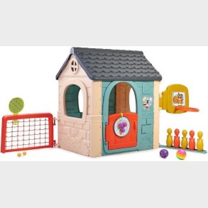 Feber - Legehus I Plast Til Brn - Udendrs - Med Aktiviteter
