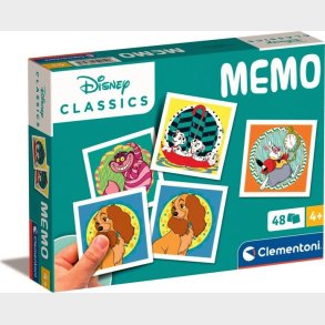 Clementoni Memo Pocket - Disney Classics Vendespil - 48 Kort