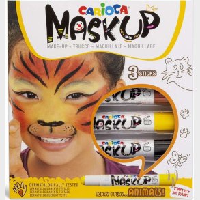 Carioca Mask Up - Ansigtsmaling - Dyr - 3 Farver