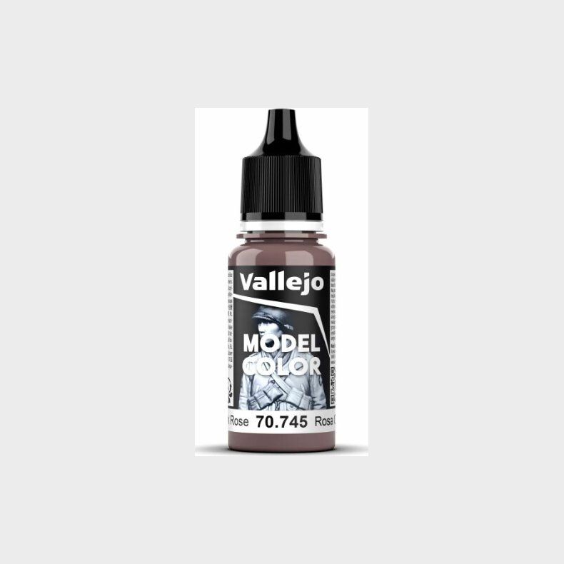 Vallejo - Model Color - Dark Rose Mat - 18 Ml - 70745