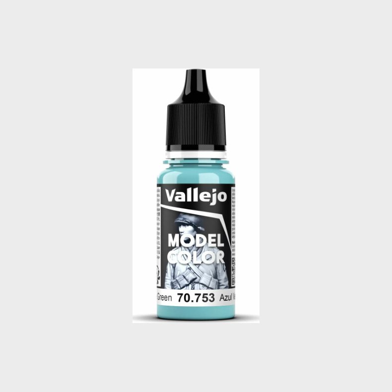 Vallejo - Model Color - Light Blue Green Mat - 18 Ml - 70753