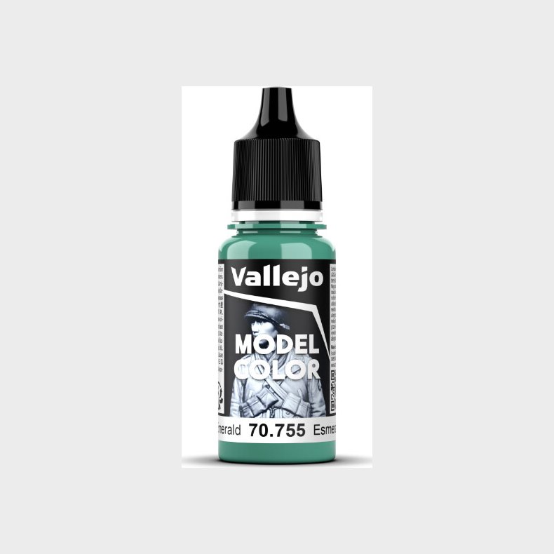 Vallejo - Model Color - Light Emerald Mat - 18 Ml - 70755