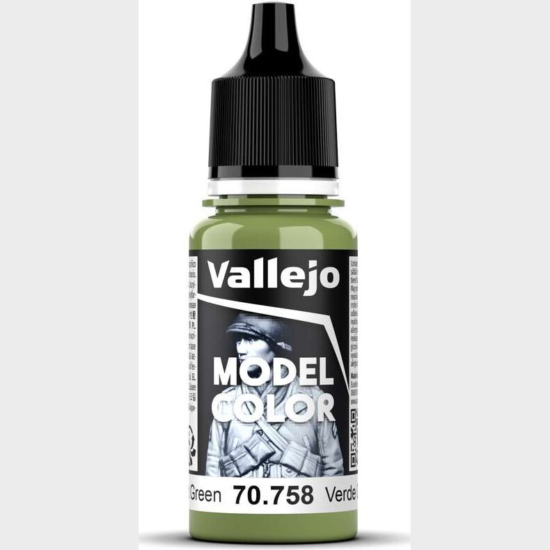 Vallejo - Model Color - Bright Green Mat - 18 Ml - 70758