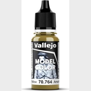 Vallejo - Model Color - Military Yellow Mat - 18 Ml - 70764
