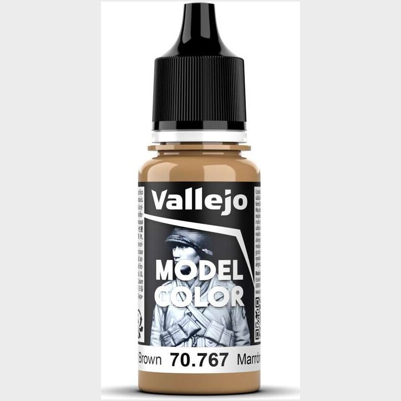 Vallejo - Model Color - Desert Brown Mat - 18 Ml - 70767