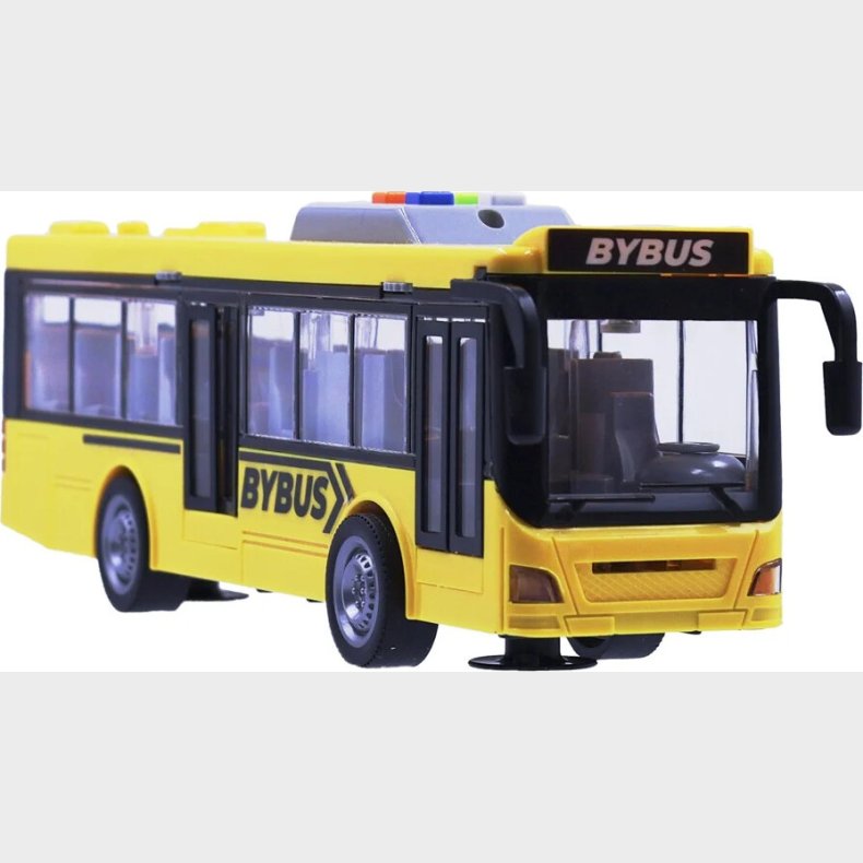 Legetjsbus Med Lyd Og Lys - Bybus - 28,5 Cm