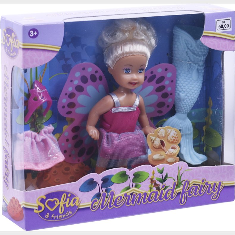 Sofia & Friends - Mermaid Fairy - Havfrue Fe Dukke
