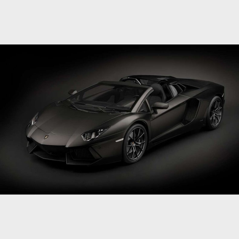 Lamborghini Aventador Lp700-4 Roadster Nero Nemesi - Hk121f - Pocher