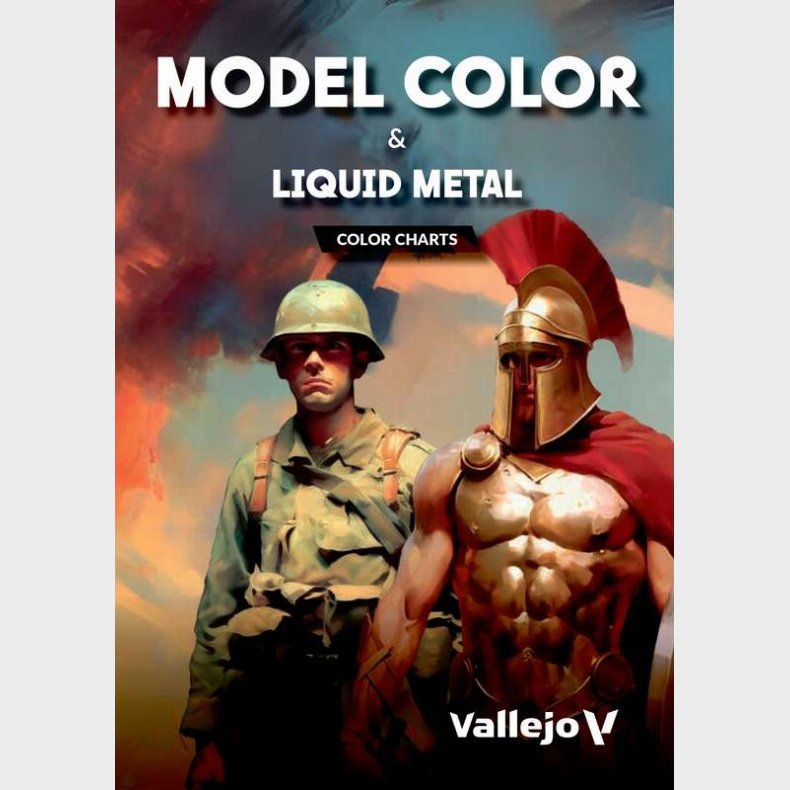 Vallejo - Color Charts - Model Color &amp; Liquid Metal 2024 - Cc329