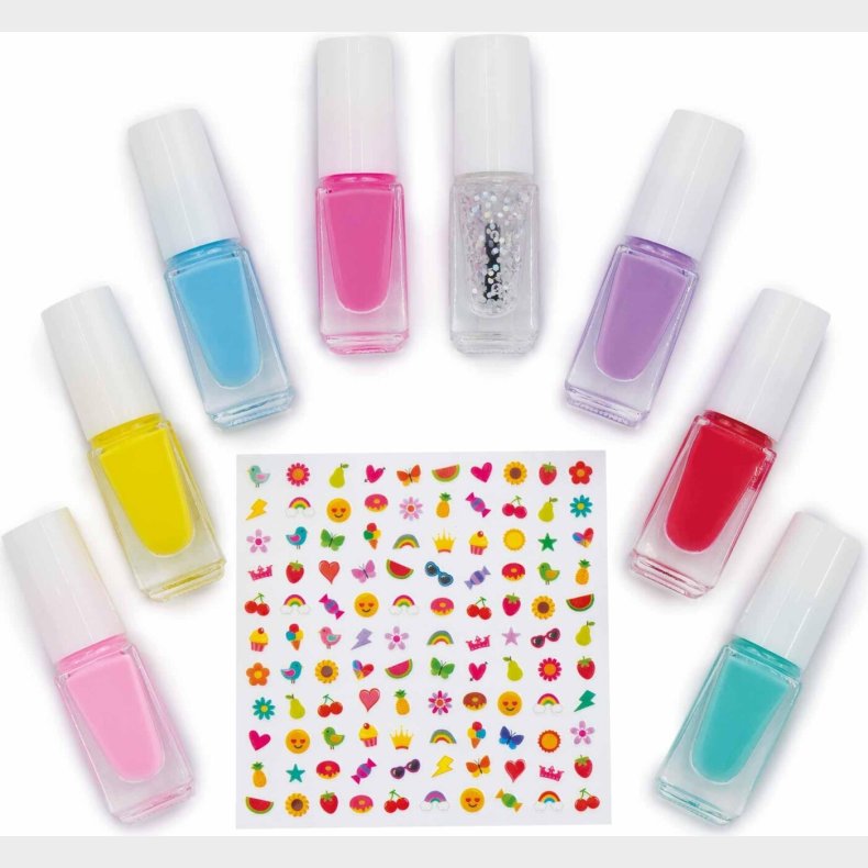 Unique Boutique - Farverig Negle Kunst