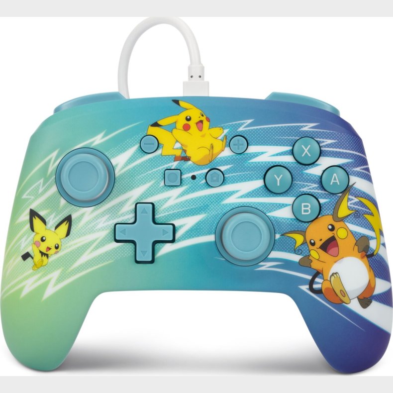 Powera Enhanced Wired Controller - Nintendo Switch - Pikachu Evolution