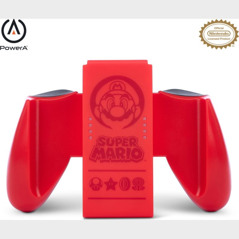 Powera Joy-con Comfort Grip - Super Mario Red