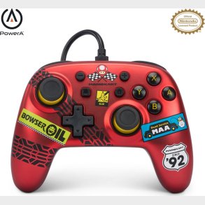 Powera Nano Wired Switch Controller - Mario Kart: Racer Red