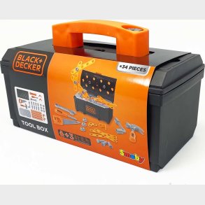 Vrktjskasse Til Brn - Diy Tools Box - Black + Decker