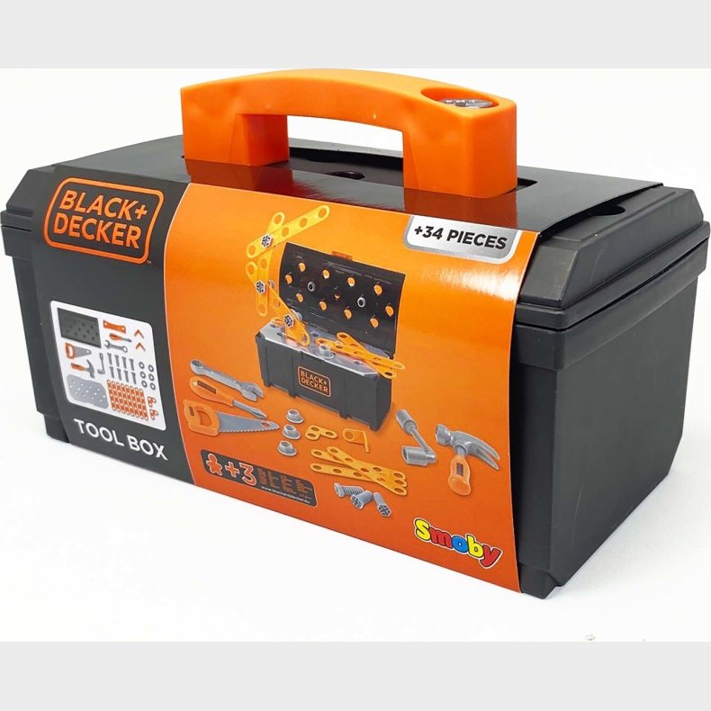 Vrktjskasse Til Brn - Diy Tools Box - Black + Decker