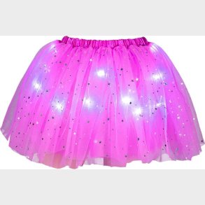 Pink Tutu Nederdel Med Lys - 3-5 r - All Dressed Up