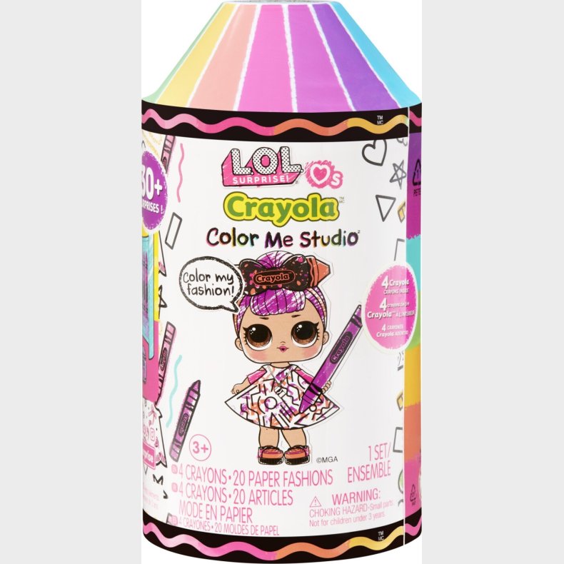L.o.l. Surprise Dukke - Loves Crayola - Color Me Studio