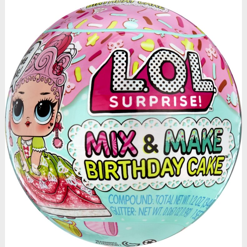 L.o.l. Surprise - Mix And Make - Birthday Cake Tot Dukke