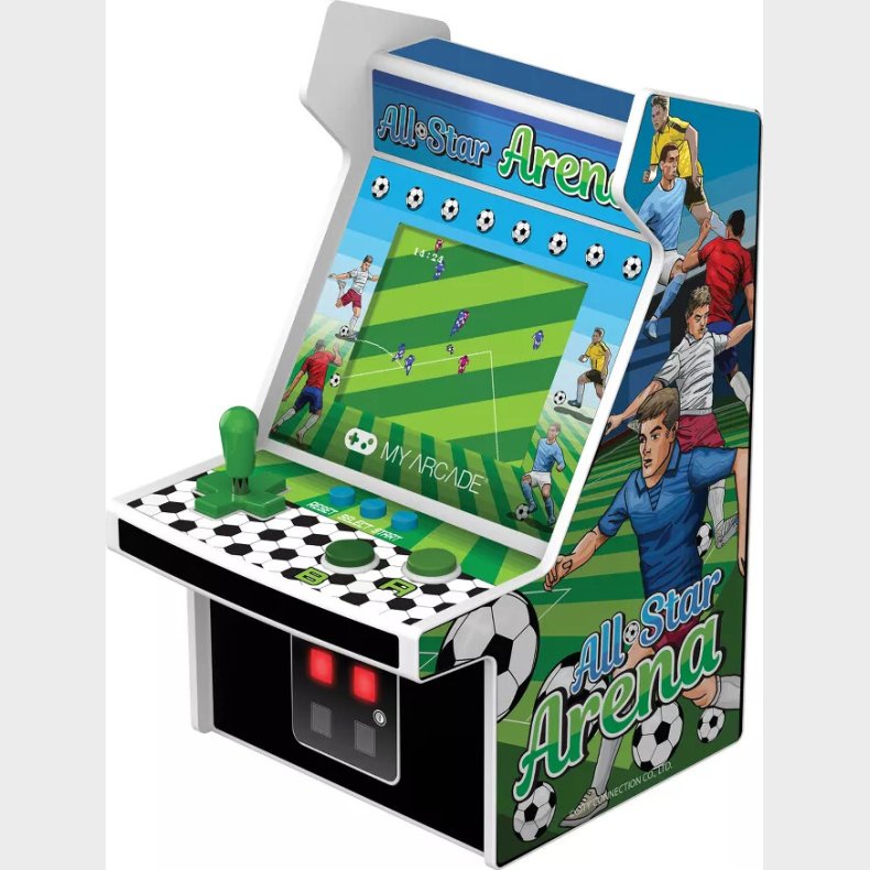 My Arcade, Micro Player 6.75 All-star Arena Collectible Retro (307 Games In 1), White