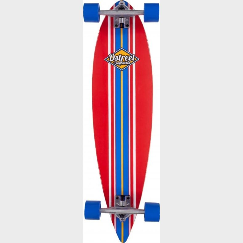 D-street Skateboard - Pintail - Ocean Red