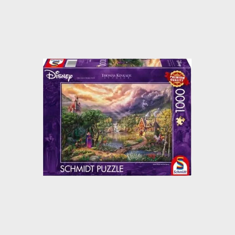 Disney Puslespil - Thomas Kinkade - Snehvide - 1000 Brikker - Schmidt