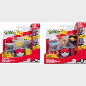 Pokémon - Clip N Go Poké Ball Belt Set - Assorteret