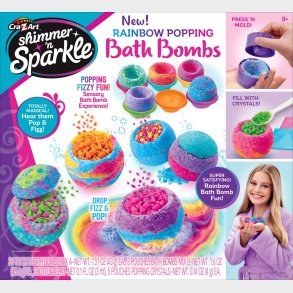 Shimmer N Sparkle Rainbow Popping Bath Bombs - Diy St