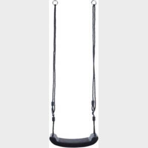 Gynge Til Brn - Plastik - Sort - Happy Summer