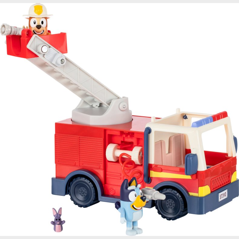 Bluey - Firetruck Legest Med Figurer