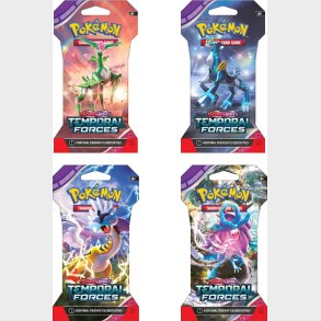 Pokémon - Scarlet And Violet Temporal Forces Booster Pakke - Assorteret