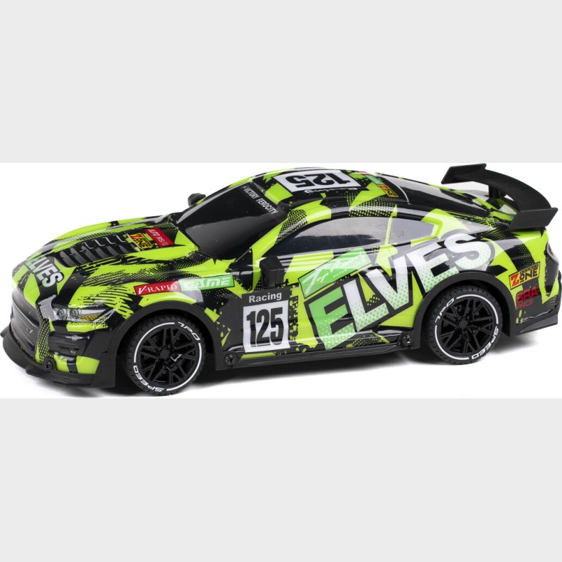 Elves R/c 1:18 2,4ghz W/light & Try Me, Green - Tec-toy