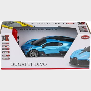 Bugatti Divo R/c 1:24 2,4ghz, Blue - Tec-toy